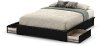 10164 Black Queen Platform Bed with 2 Drawers - Basic