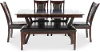 Brent Dark Cherry 6 Piece Dining Set