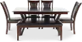 Brent Dark Cherry 6 Piece Dining Set