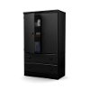 10171 Black Oak 2 Door Armoire - Morgan
