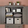 10173 Gray Maple 2 Door Armoire - Morgan -5