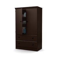10175 Chocolate Armoire - Morgan