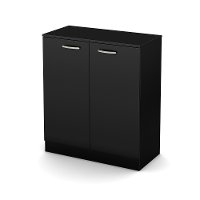 10179 Black Small Storage Cabinet - Axess-2
