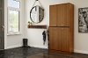 10190 Cherry 4-Door Storage Armoire - Axess -3