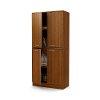 10190 Cherry 4-Door Storage Armoire - Axess