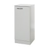 10195 Soft Gray Narrow Storage Cabinet - Axess -2