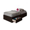 10204 Chocolate Twin Mates Bed - Vito -2