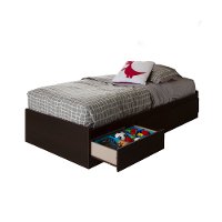 10204 Chocolate Twin Mates Bed - Vito -2