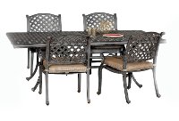 5 Piece Outdoor Patio Dining Set - Moab