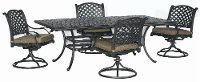 5 Piece Outdoor Patio Dining Set - Moab