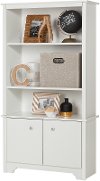 10328 White 3-Shelf Storage Bookcase - Vito -2