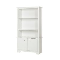 10328 White 3-Shelf Storage Bookcase - Vito -3