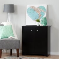 10329 Vito Black Storage Cabinet