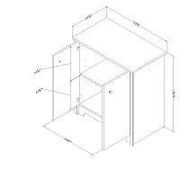 10329 Vito Black Storage Cabinet-5