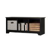 10330 Black Cubby Storage Bench - Vito -2