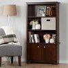 10332 Cherry 3-Shelf Storage Bookcase - Vito -1