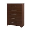 10334 Brown Walnut 5-Drawer Chest - Primo -2