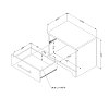 10335 Brown Walnut Drawer Night - Primo -3