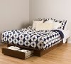 10336 Brown Walnut Platform Storage Bed - Primo