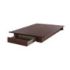 10336 Brown Walnut Platform Storage Bed - Primo -3