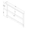 10367 Black Full/Queen Headboard - Primo -4