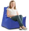 0664614/SAPPHIRE/CH Sapphire Blue Scoop Beanbag Chair