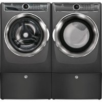 KIT Electrolux Front Load Washer and Dryer Set with SmartBoost - Titanium