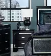 Clearance Allura Black Nightstand