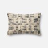 Magnolia Home Furniture Blue and Ivory Throw Pillow