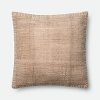 Clearance Magnolia Home Furniture Beige Throw Pillow