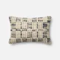 P1001MH/RECTOSSPLLW Magnolia Home Furniture Gray and Ivory Throw Pillow