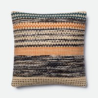 Magnolia Home Furniture Orange and Blue Throw Pillow