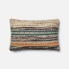 P1009MH Magnolia Home Furniture Orange and Blue Throw Pillow