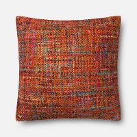 P1012MH Magnolia Home Furniture Red Multi-Color Throw Pillow