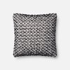 Magnolia Home Furniture White and Black Throw Pillow