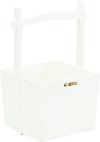 Clearance Magnolia Home Furniture Distressed White Wishing Well Basket