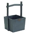 Magnolia Home Furniture Distressed Black Wishing Well Basket