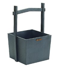 Magnolia Home Furniture Distressed Black Wishing Well Basket