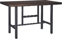 Industrial Brown and Black Counter Height Dining Table - Kavara