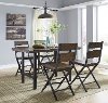 Reclaimed Wood and Metal 5 Piece Counter Height Dining Set - Kavara