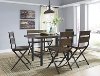 Reclaimed Wood and Metal 6 Piece Counter Height Dining Set - Kavara