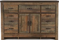 Contemporary Rustic Oak Dresser - Trinell