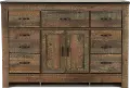 Trinell Rustic Oak Dresser