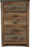Trinell Rustic Oak Chest of Drawers