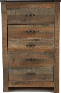 Trinell Rustic Oak Chest of Drawers