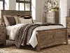 Trinell Rustic Oak Queen Bed