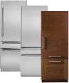 ZIC30GNHII GE Monogram Bottom Freezer Refrigerator - 30 Inch Panel Ready