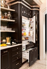 ZIC30GNHII GE Monogram Bottom Freezer Refrigerator - 30 Inch Panel Ready-6