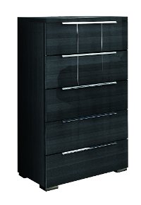 KJVR115KT/CHEST Dark Gray Modern Chest of Drawers - Versilia