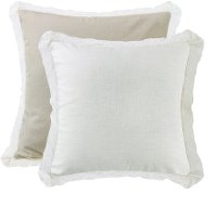 Double Sided Euro Sham with Lace Trim - Charlotte